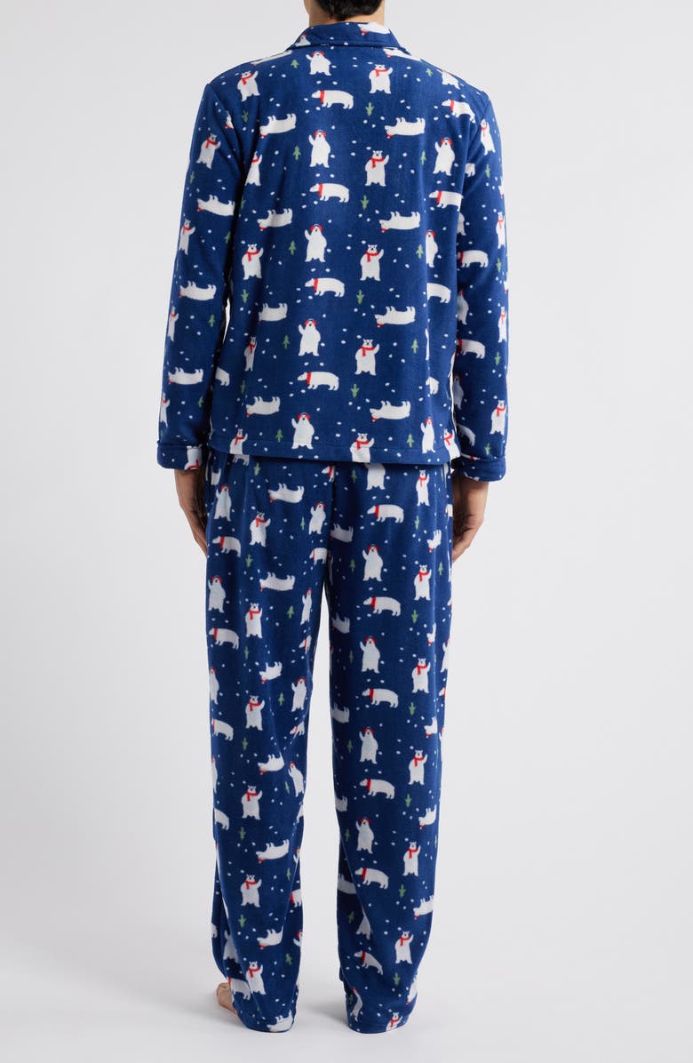 SLEEPHERO Polar Bear Fleece Pajamas, Alternate, color, Warm Polar Bear