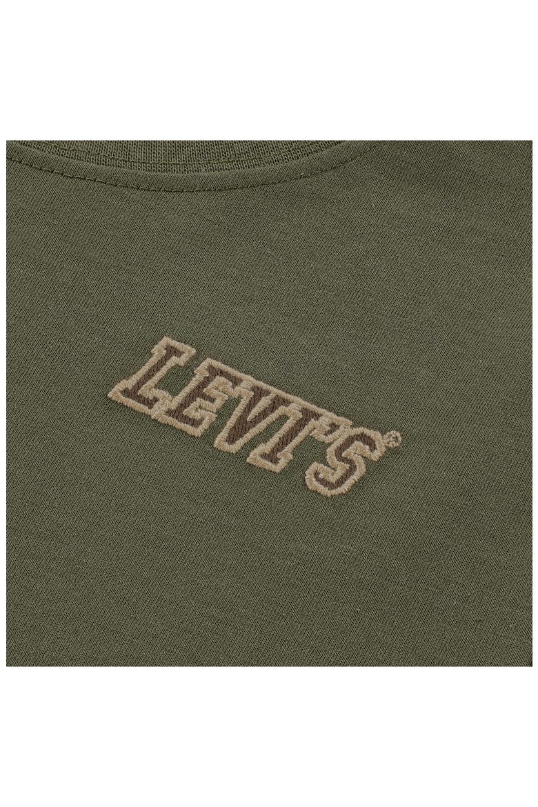 Kids' Graphic Long Sleeve T-Shirt, Alternate, color, OLIVE NIGHT