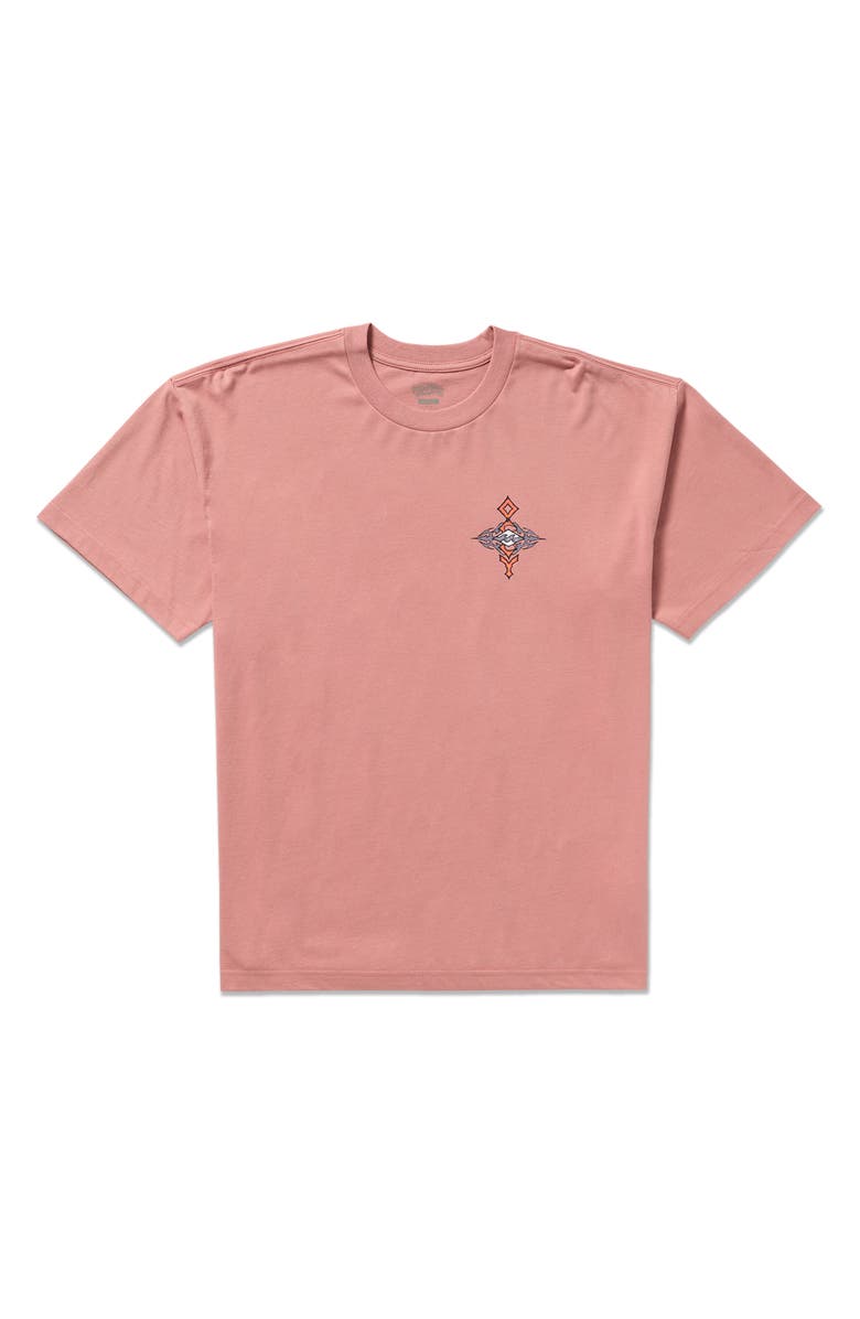 Billabong Occy OG Short Sleeve Graphic T-Shirt, Alternate, color, Dusty Rose