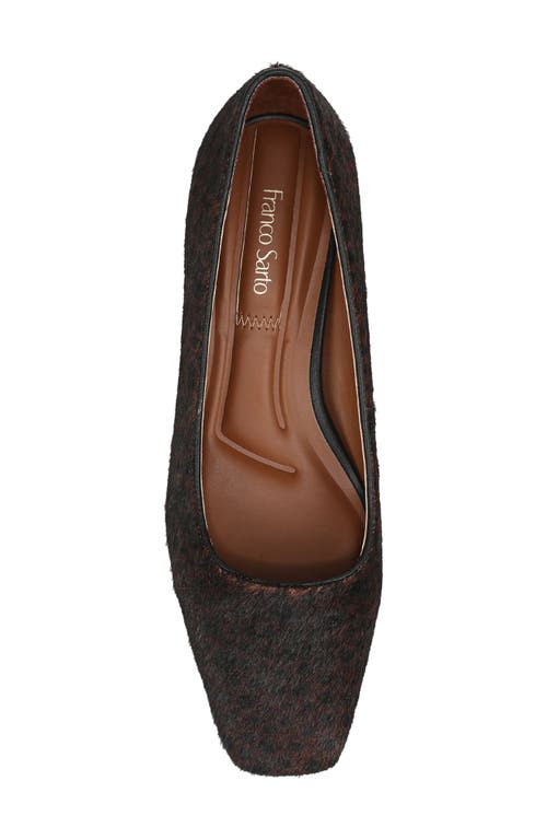 Franco Sarto Salino Square Toe Pump In Brown