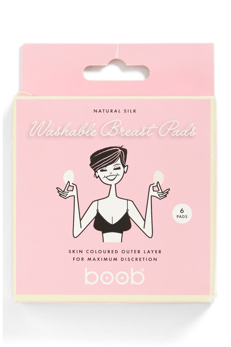 Washable Nursing Pads, Main, color, WHITE/ SKIN