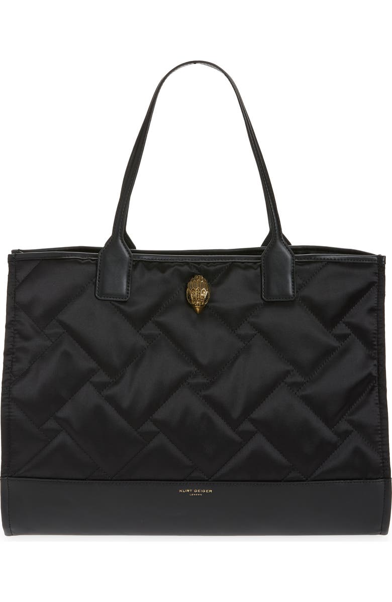 Kurt Geiger London Quilted Shopper Bag, Main, color,