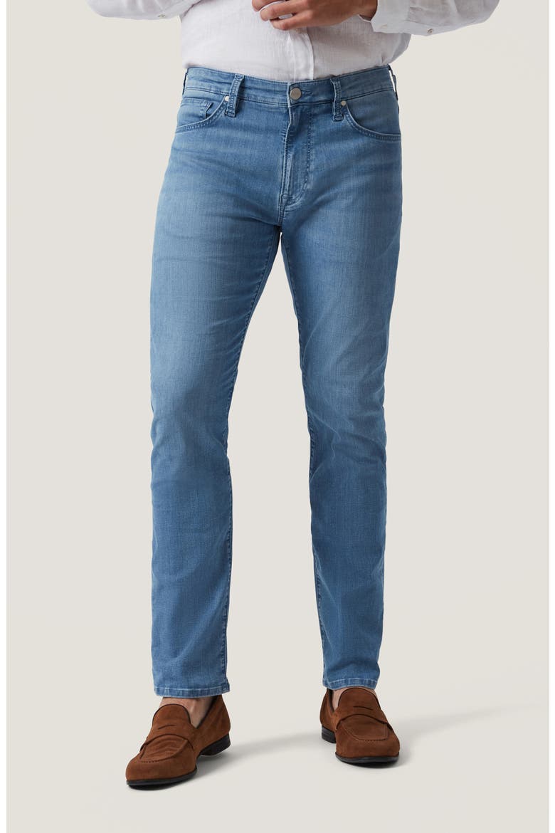 Courage Straight Leg Jeans, Main, color, MID BLUE KONA