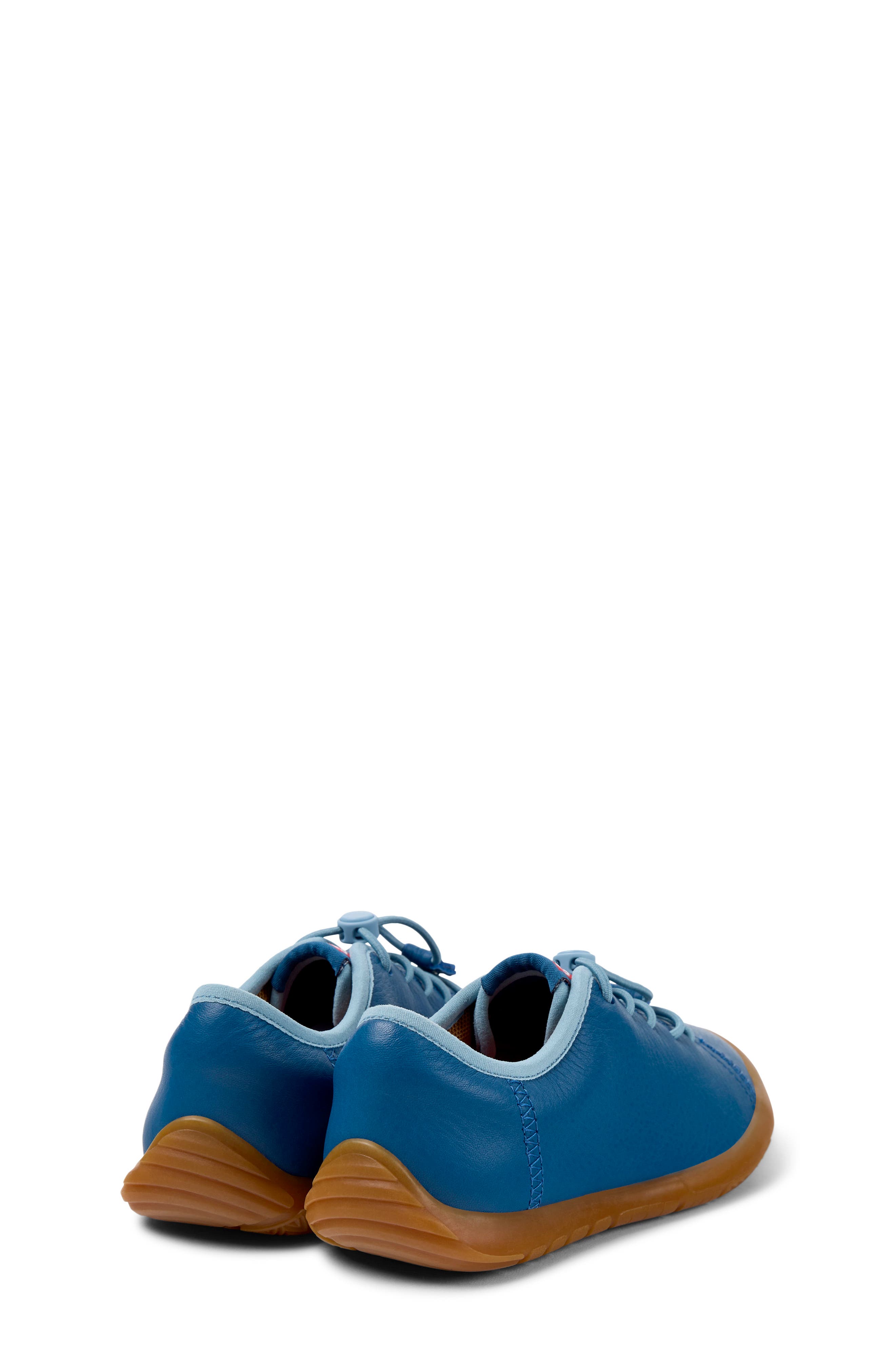 Kids' Peu Path Leather Sneaker, Alternate, color, NAVY