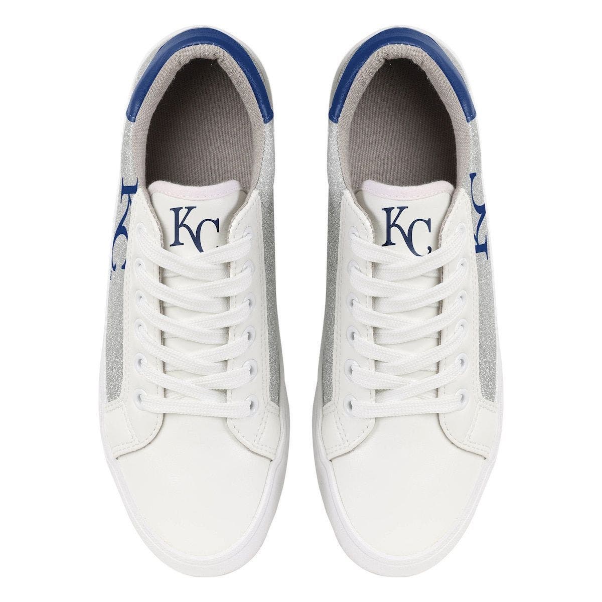 FOCO Women's FOCO Kansas City Royals Glitter Sneakers, Alternate, color, 