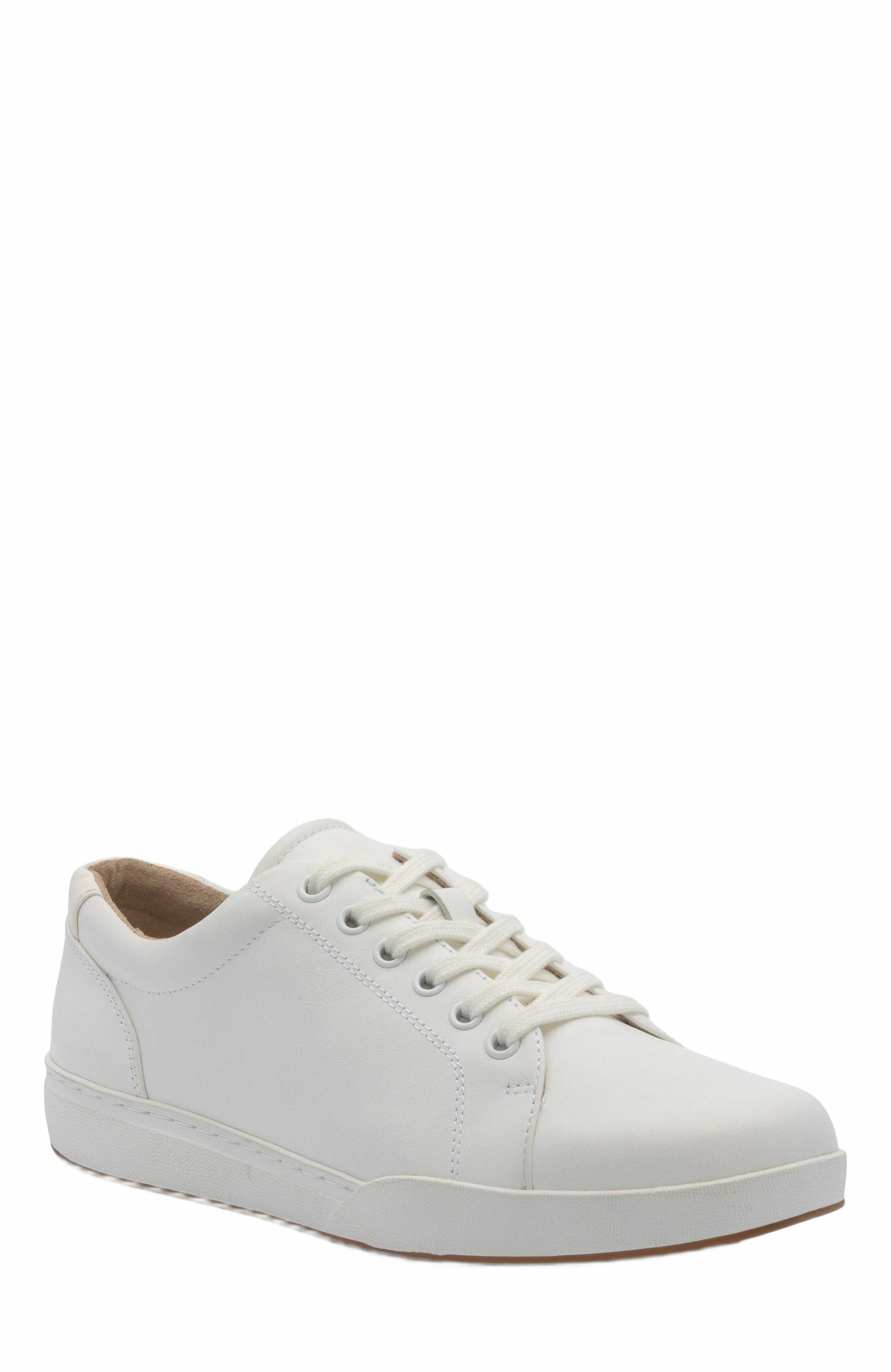 ABEO Encore Sneaker, Main, color, White Leather - Regular
