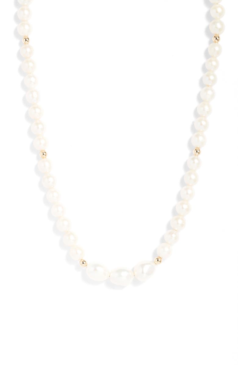 Set & Stones Coco Pearl Necklace, Main, color, 