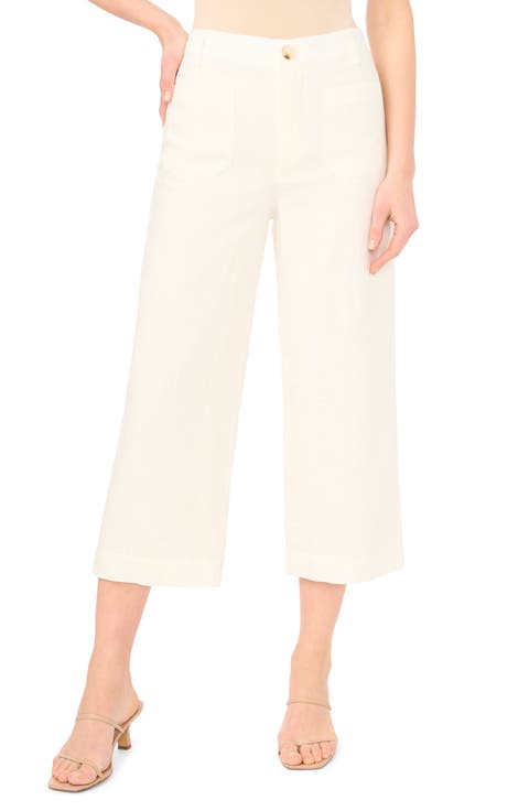 Vince Camuto Double Pocket Wide Leg Pants