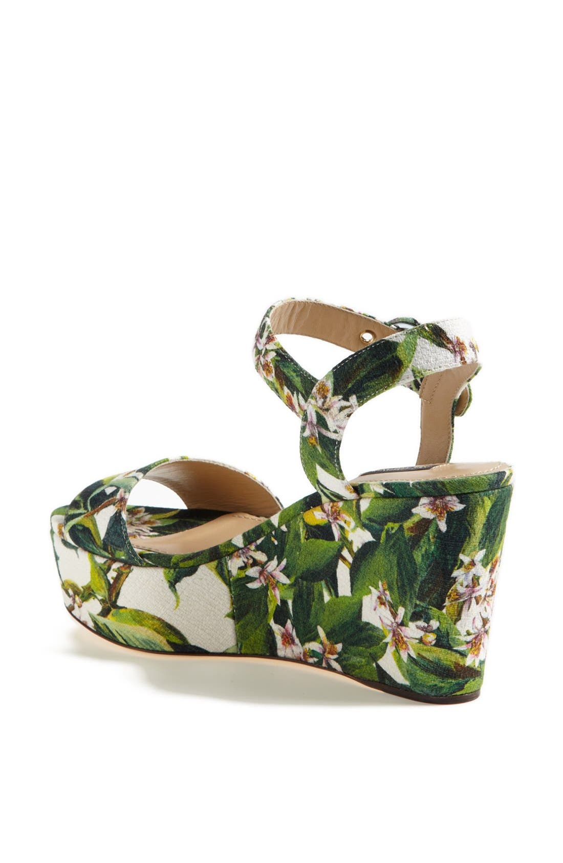 Wedge Sandal, Alternate, color, WHITE