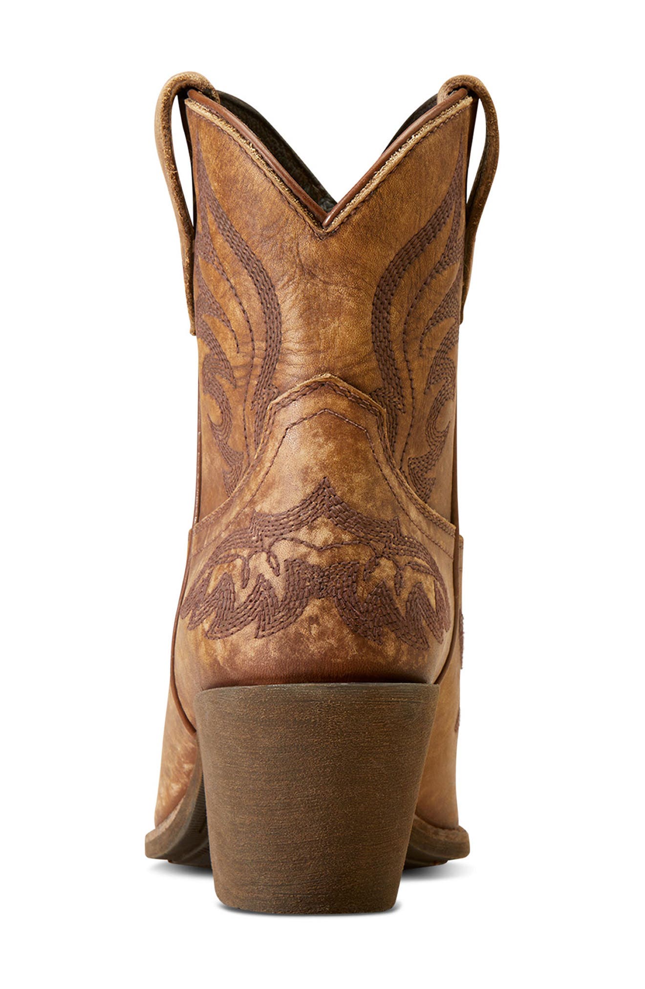 Ariat Chandler Western Bootie, Alternate, color, Naturally Distressed Brown