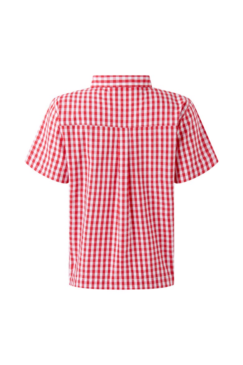 Gingham Shirt, Alternate, color, Red