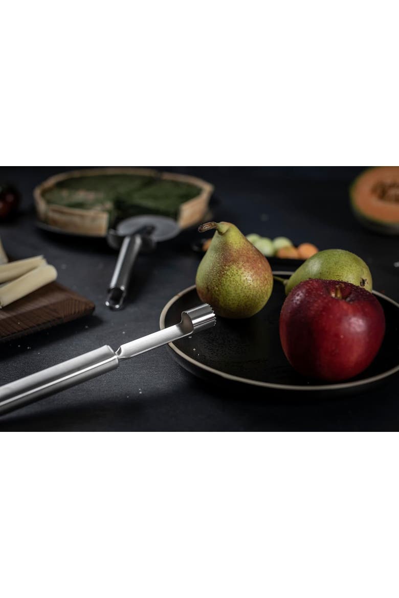 Essential Apple Corer, Stainless Steel Handle and Blade, Alternate, color, Silver