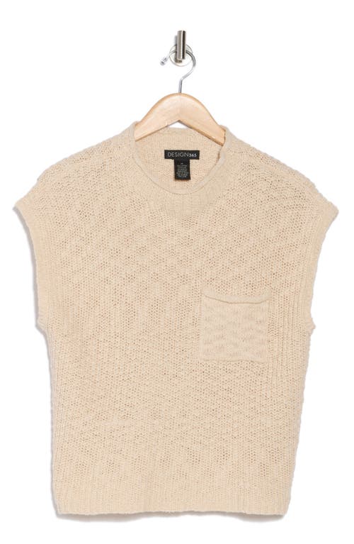 Design History Slub Vest In Dune
