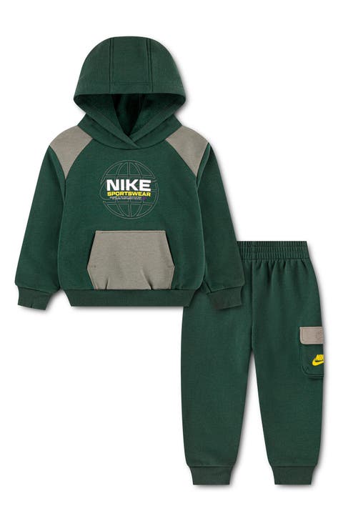 Kids' Sportswear Hoodie & Cargo Pants Set