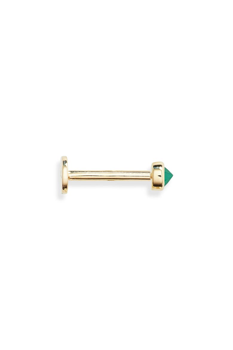 MV Siren™ Mini Stone Single Stud, Alternate, color, GOLD