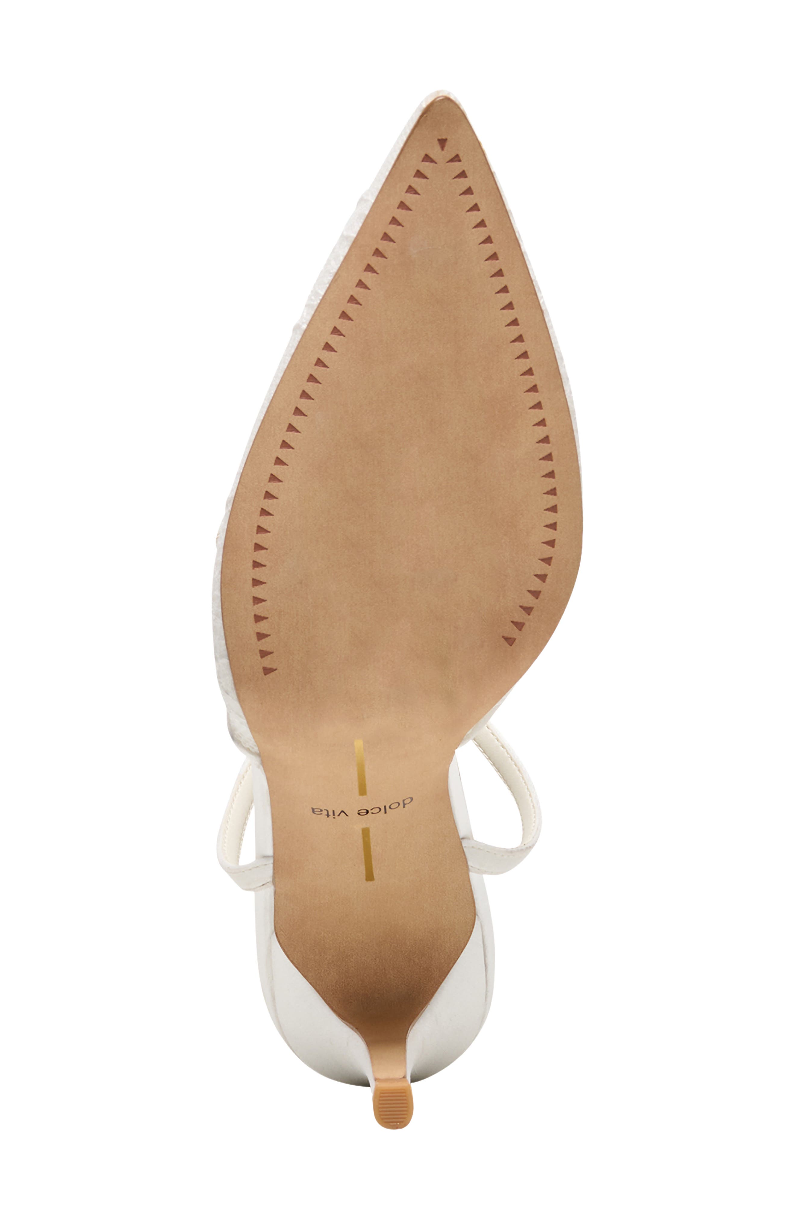 Elara Lace Pump, Alternate, color, WHITE LACE