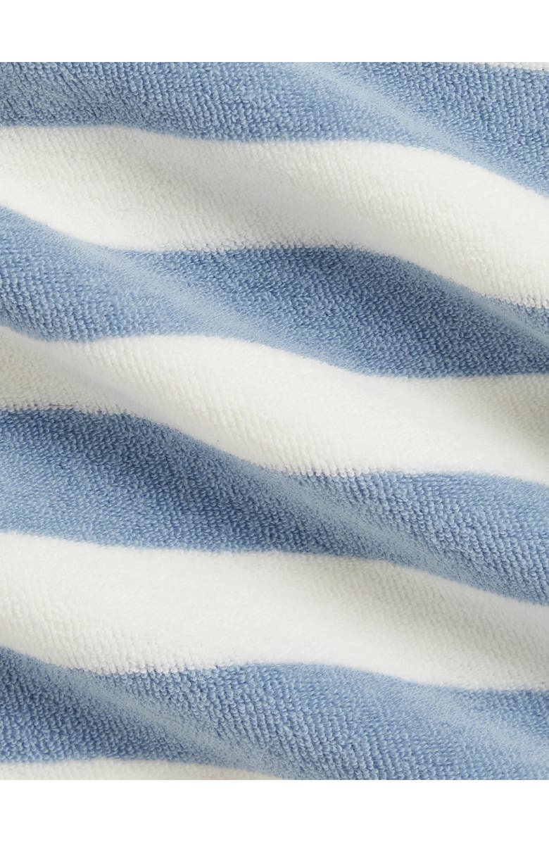 Ralph Lauren Stripe Terry Polo, Shorts & Hat Set, Alternate, color, Vessel Blue Deck Wash