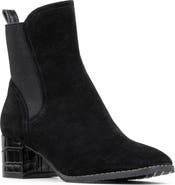 Donald Pliner Contrast Block Heel Boot