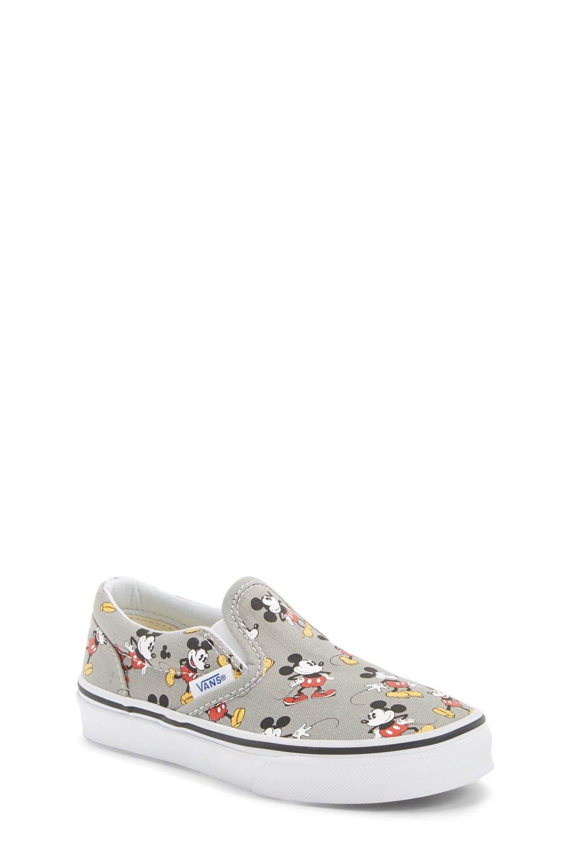 Vans 'Classic - Disney<sup>®</sup> Mickey Mouse' Slip-On, Main, color, 