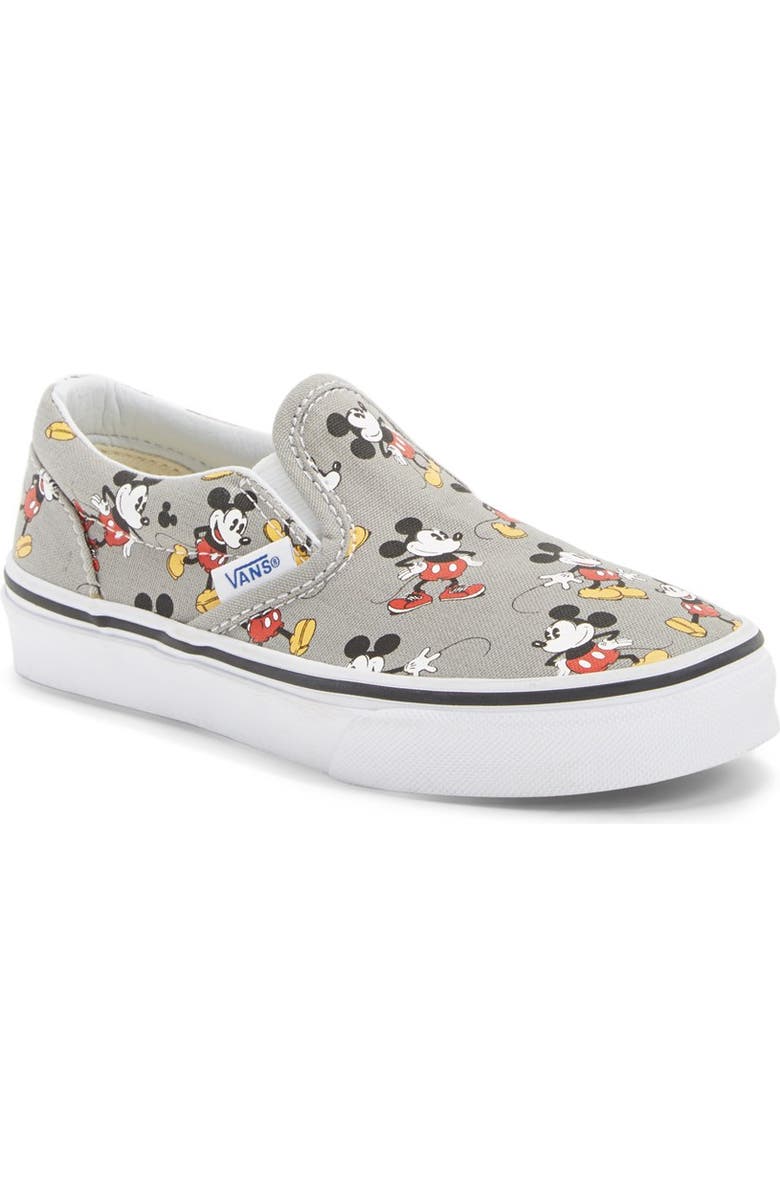 Vans 'Classic - Disney<sup>®</sup> Mickey Mouse' Slip-On, Main, color,
