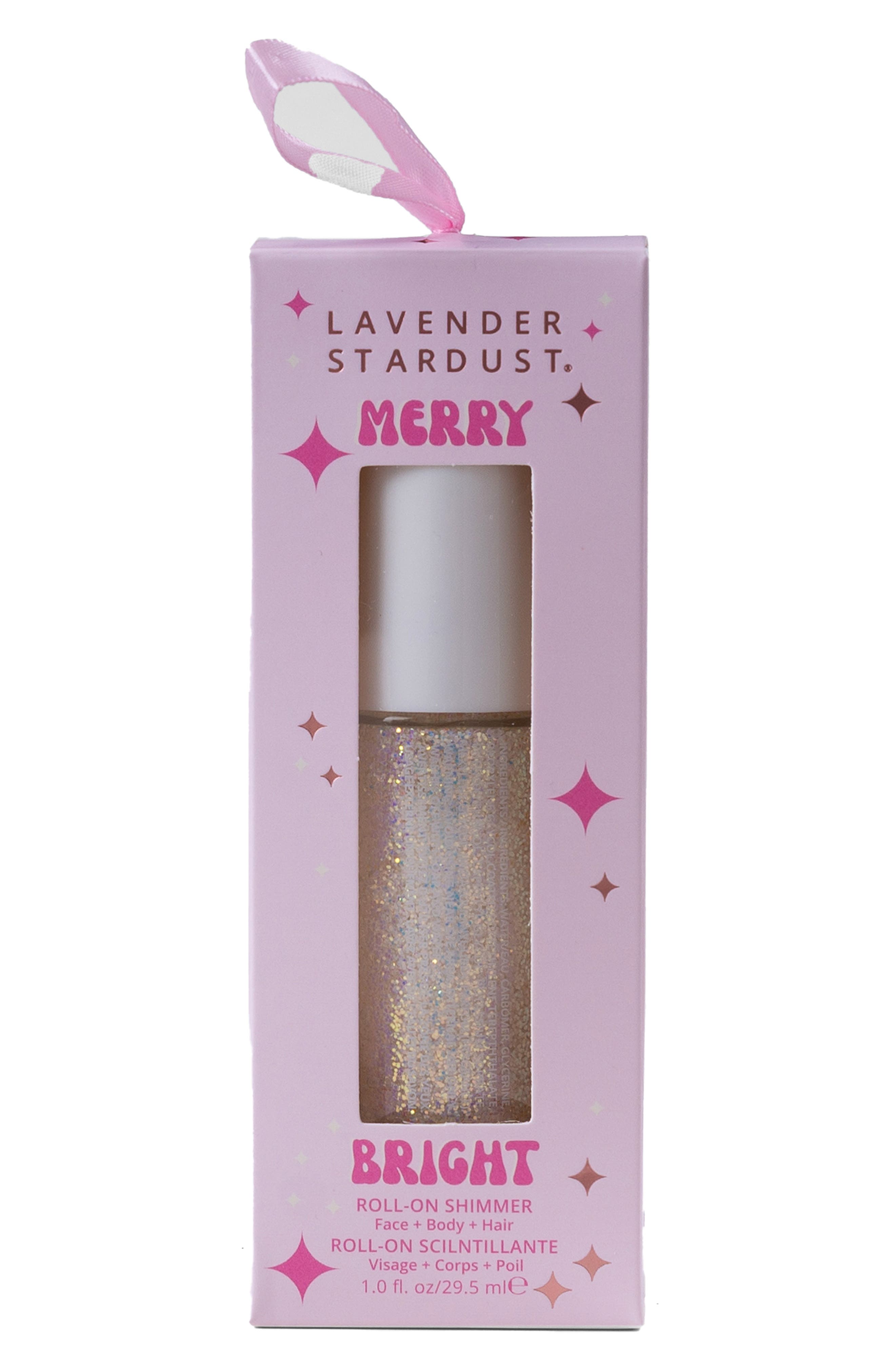 Lavender Stardust Coconut Merry Bright Roll-On Shimmer