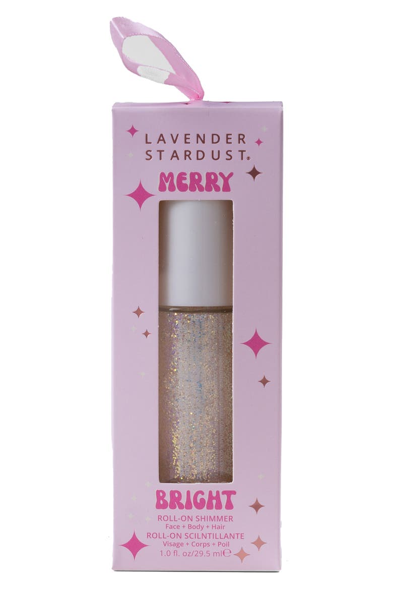 Coconut Merry Bright Roll-On Shimmer, Main, color, COCONUT