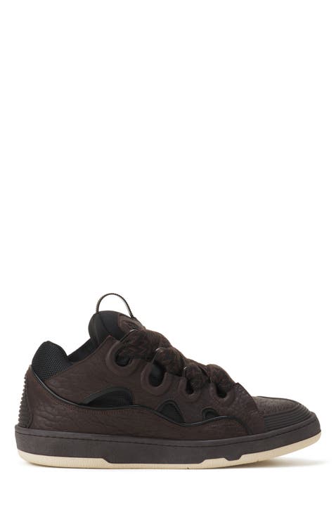 Curb Sneakers In Dino-Effect Leather