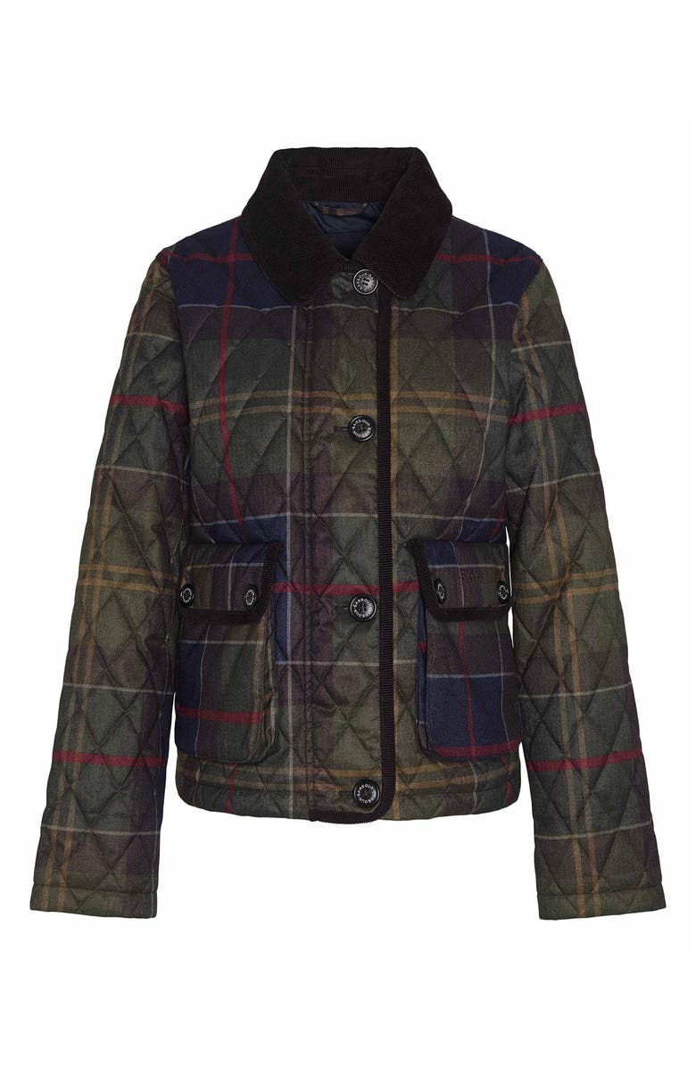 Barbour Loudon Tartan Quilted Jacket, Alternate, color, 