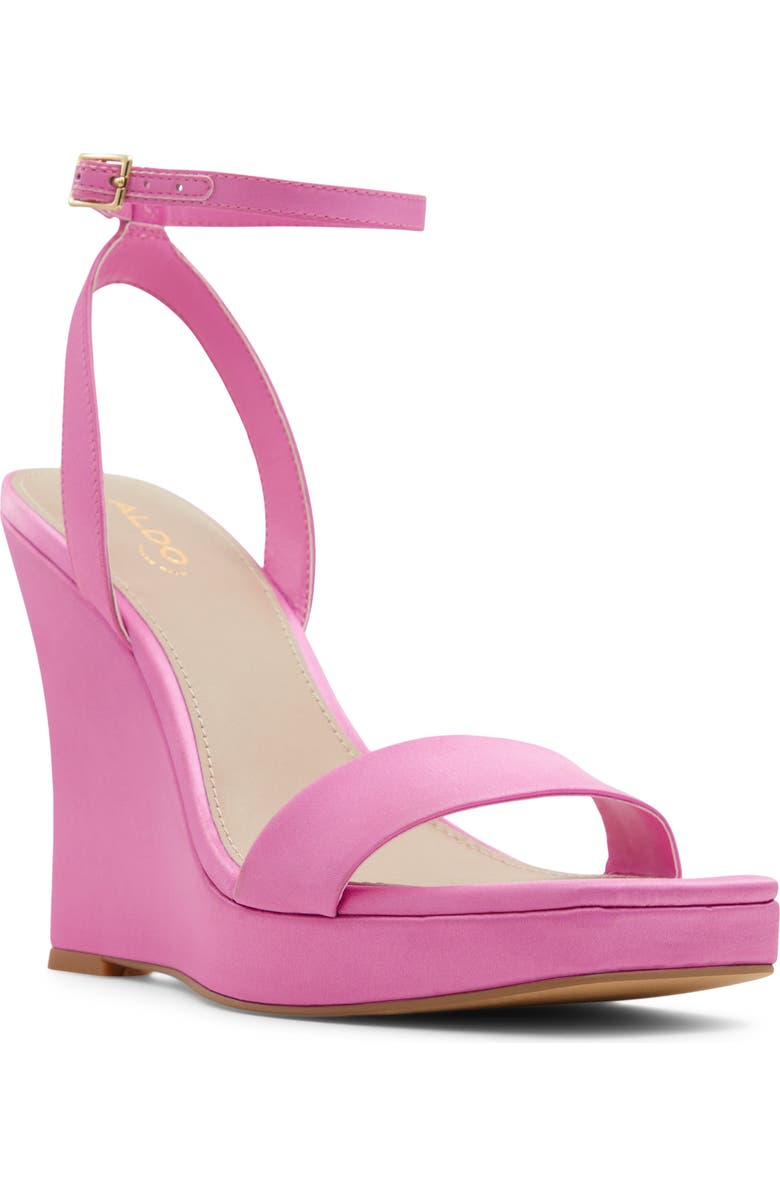 ALDO Nuala Ankle Strap Platform Wedge Sandal, Main, color,