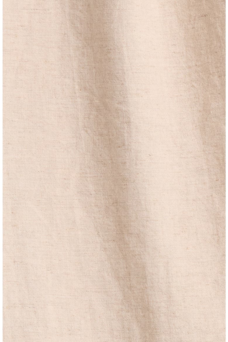 Classic Linen & Cotton Button-Up Shirt, Alternate, color, SAND