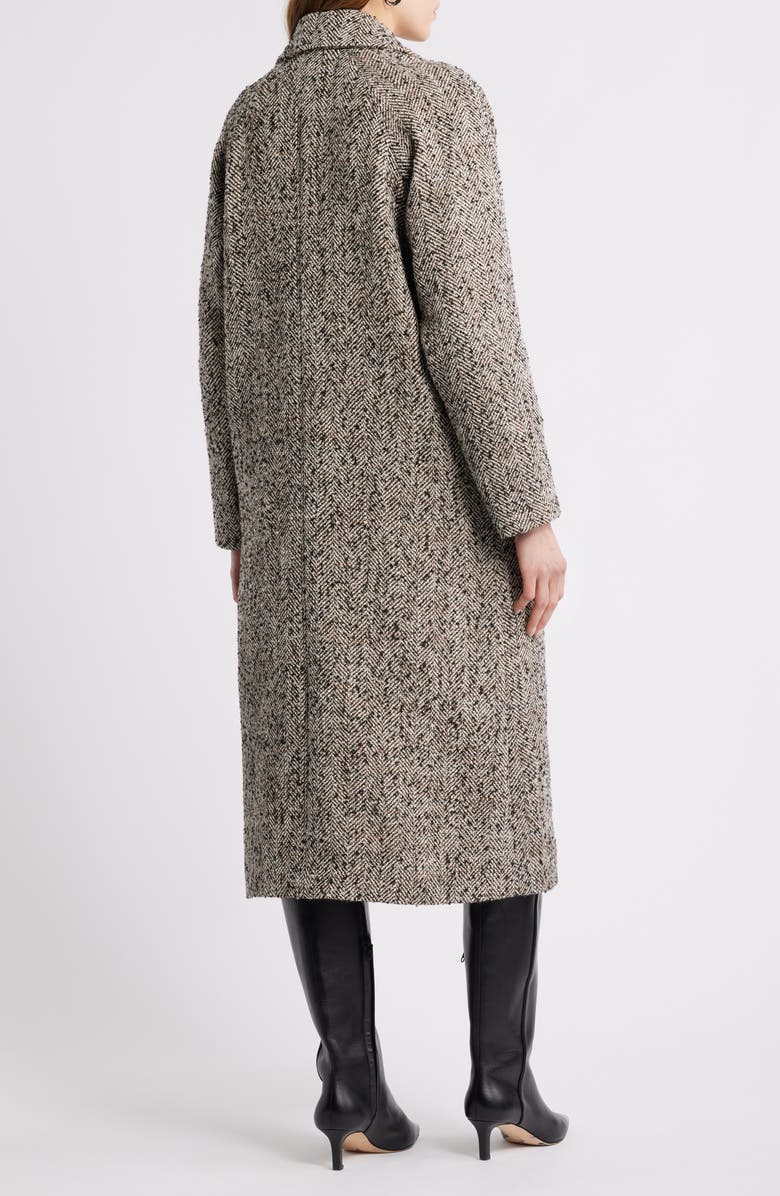Treasure
Bond Herringbone Tweed Coat, Alternate, color, Brown- Black Tweed