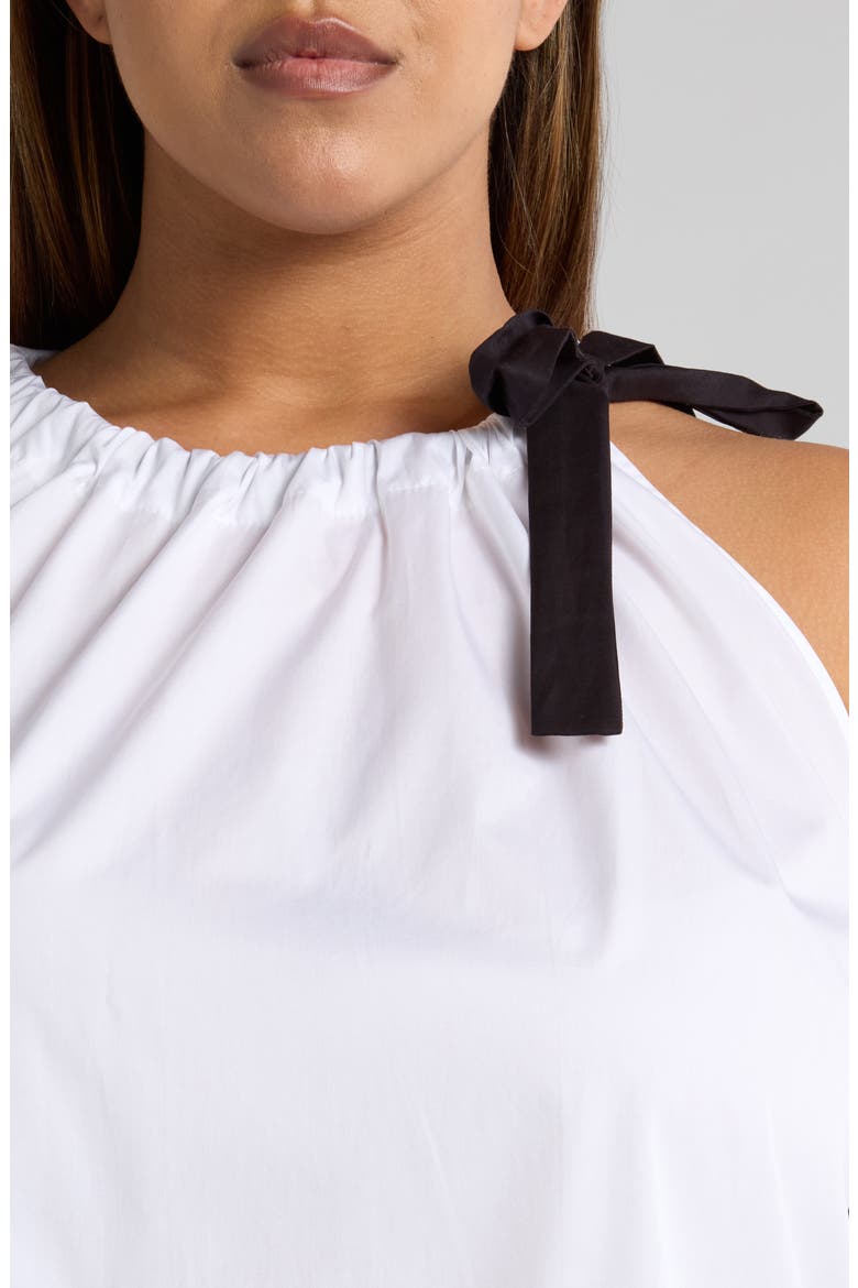 Acadia Sleeveless Cotton Top, Alternate, color, WHITE