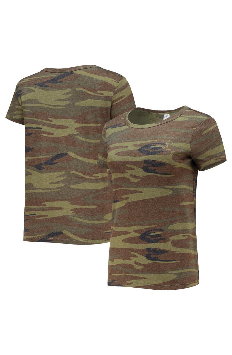 ALTERNATIVE APPAREL Women's Alternative Apparel Camo THE PLAYERS Eco-Crew Tri-Blend T-Shirt, Main, color, 