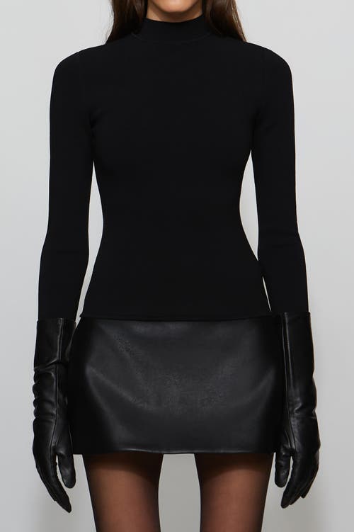 Et Ochs Colette Knit Combo Dress In Black