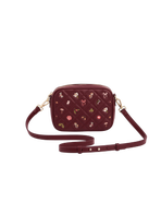 Fable England Alice Orla Embroidered Quilted Camera Purse