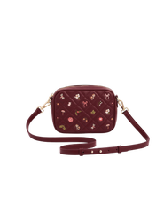 Fable England Alice Orla Embroidered Quilted Camera Purse