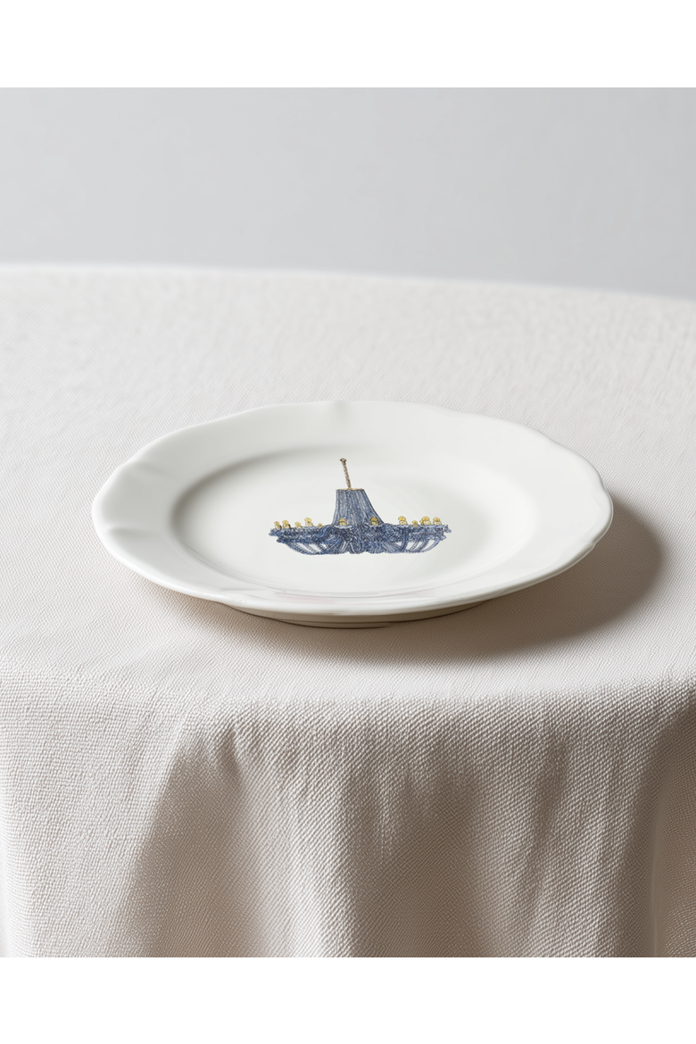 Thibaud Herem Objet Salad Plate, Alternate, color, Crystal Chandelier