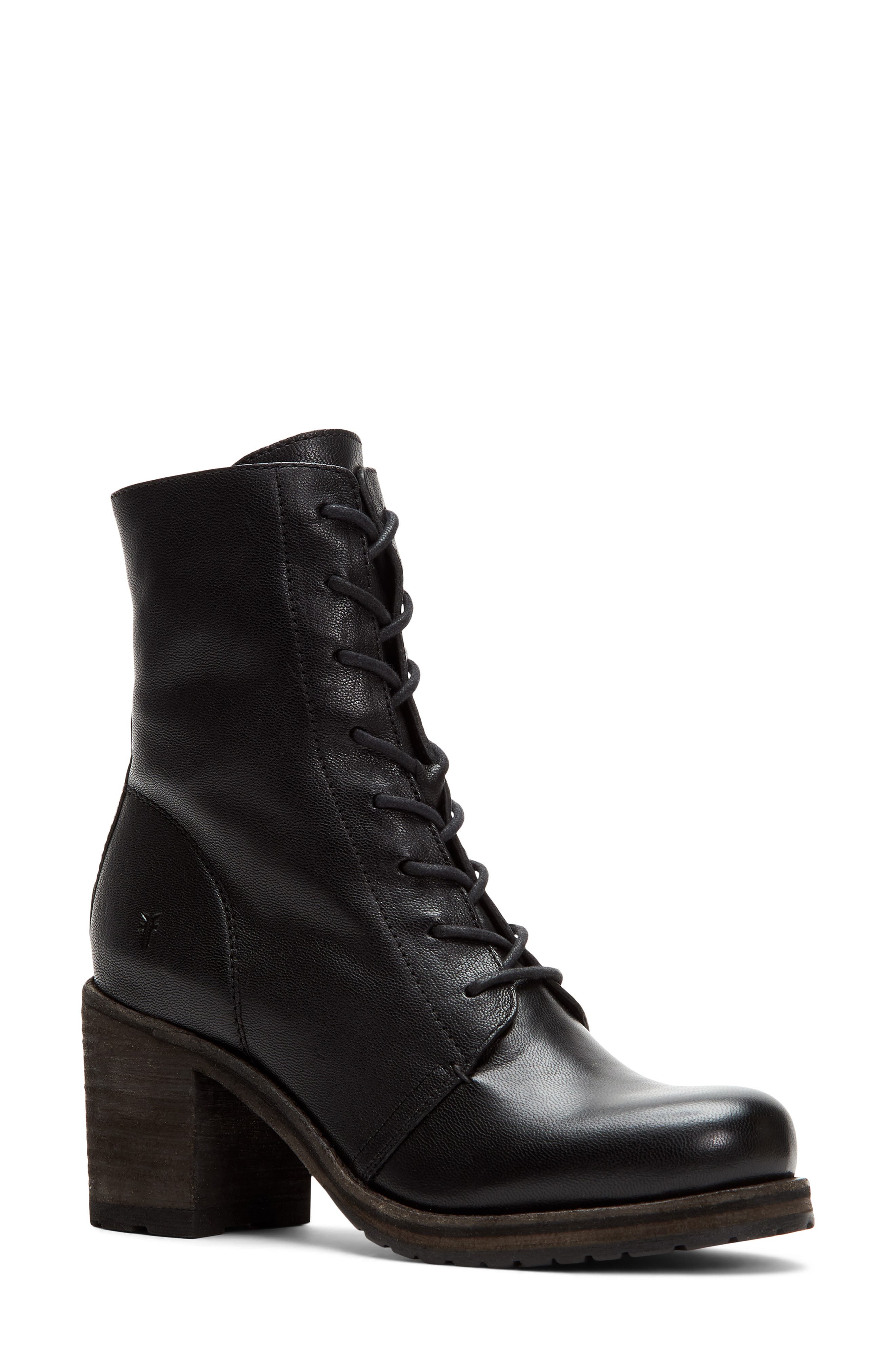 Frye Karen Combat Boot, Main, color, 
