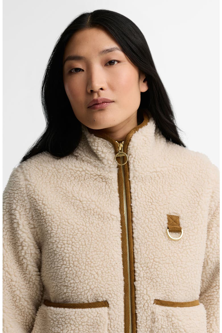 Elenora Fleece Jacket, Alternate, color, ECRU