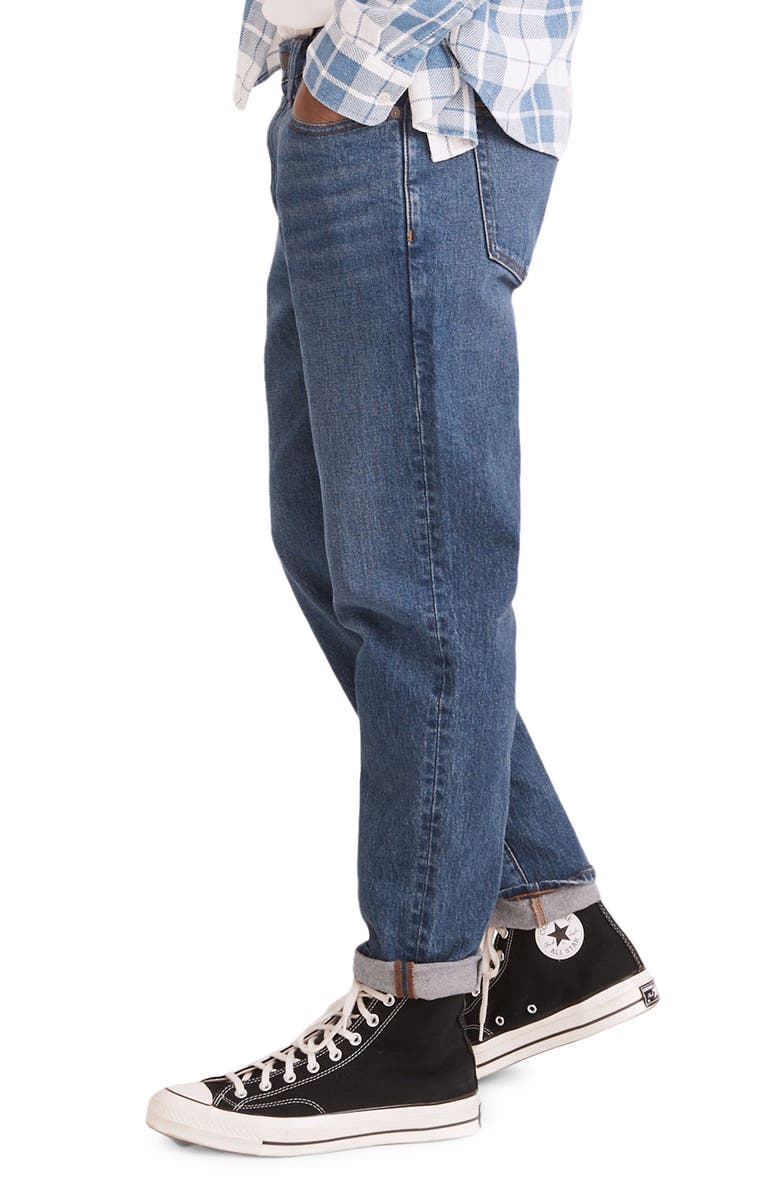 Madewell Relaxed Taper Jeans, Alternate, color, 
