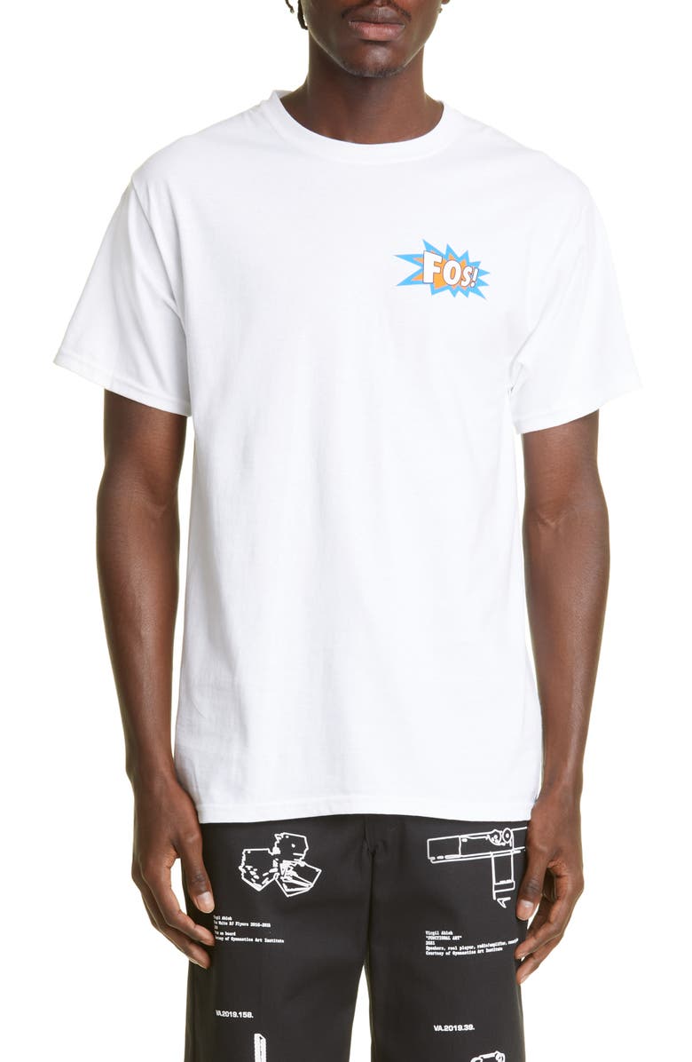 BROOKLYN MUSEUM FOS Gender Inclusive Virgil Abloh 'Figures of Speech' Cotton Blend Graphic Tee, Main, color,