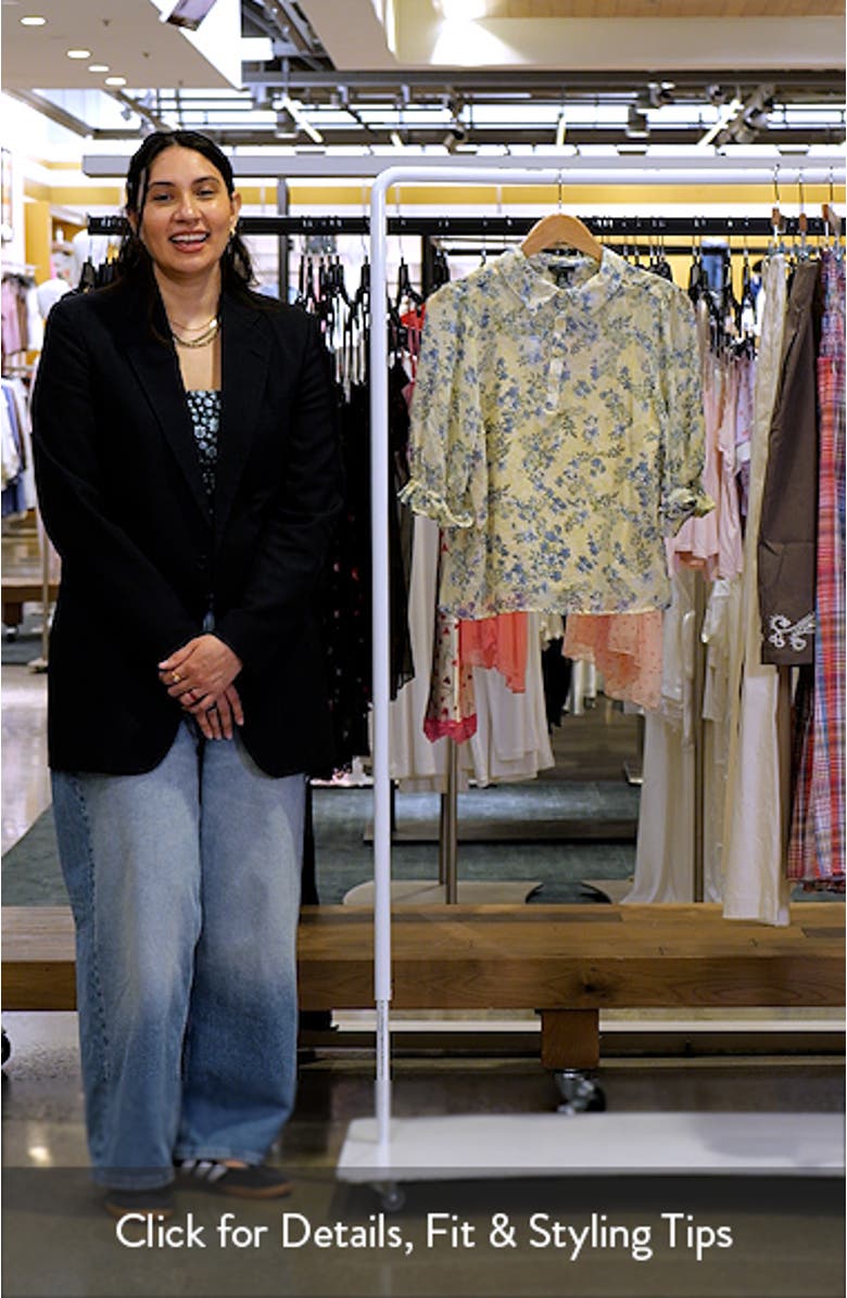 Floral Print Woven Shirt, sales video thumbnail