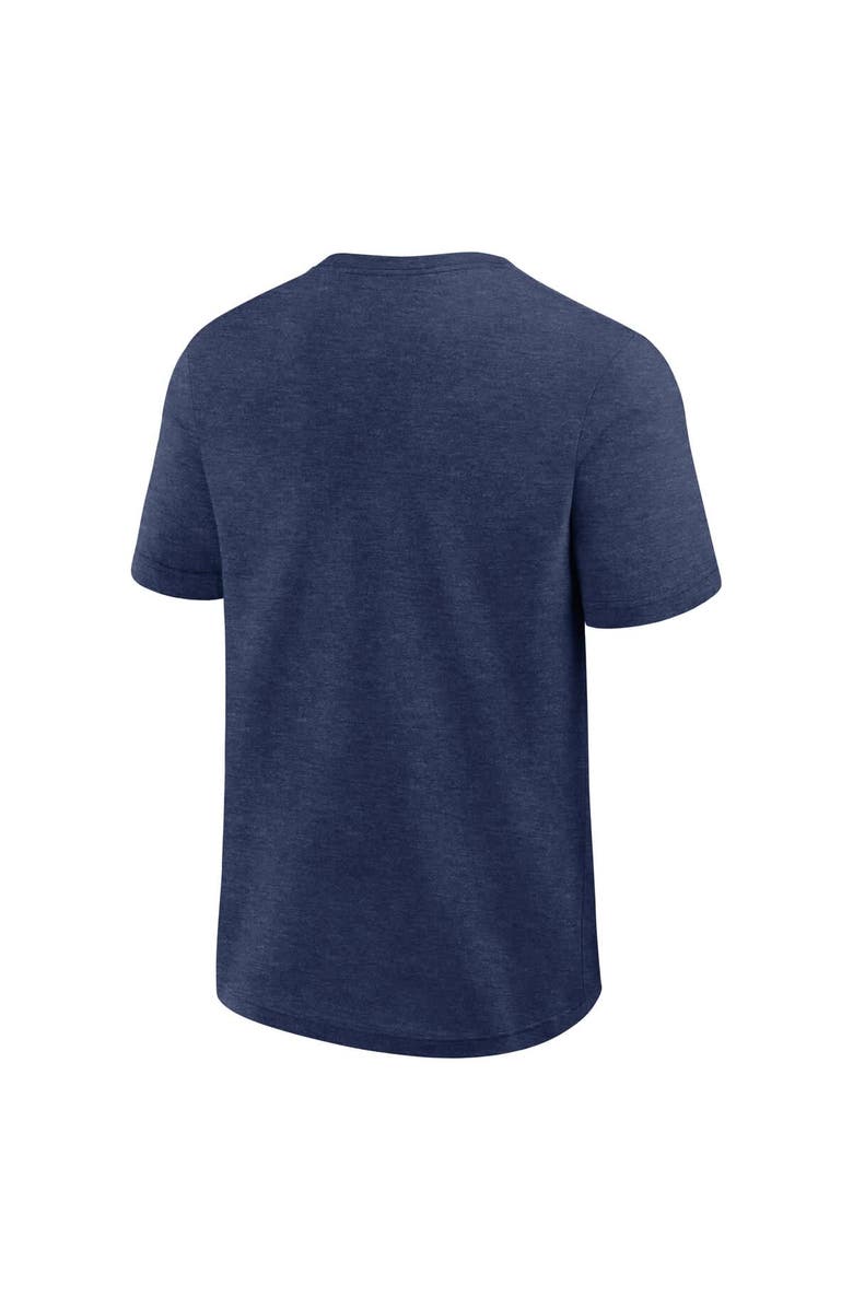 FANATICS Men's Fanatics Heather Navy Tampa Bay Rays Top Notch T-Shirt, Alternate, color,