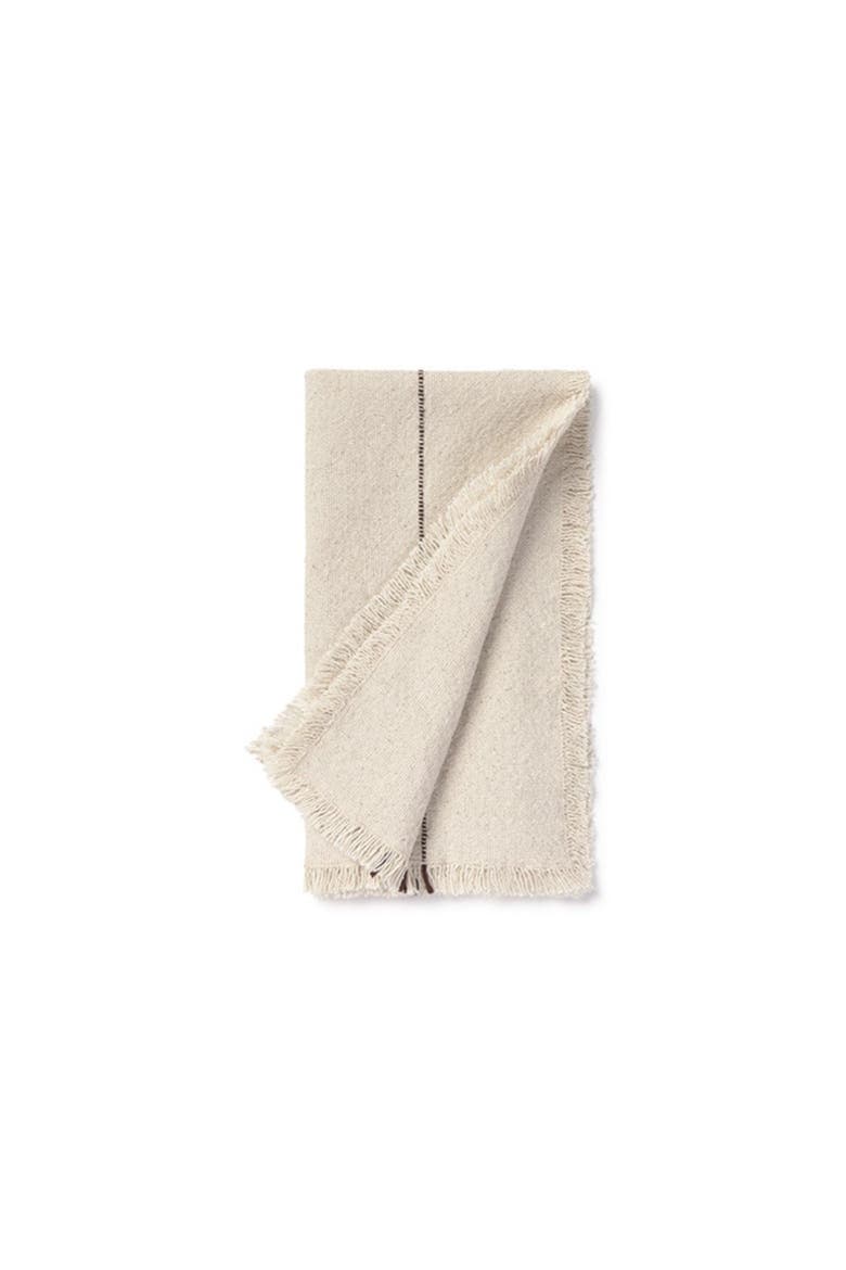Set Of 4 Handloom Napkins Natural, Main, color, Coffee Bean, Natural