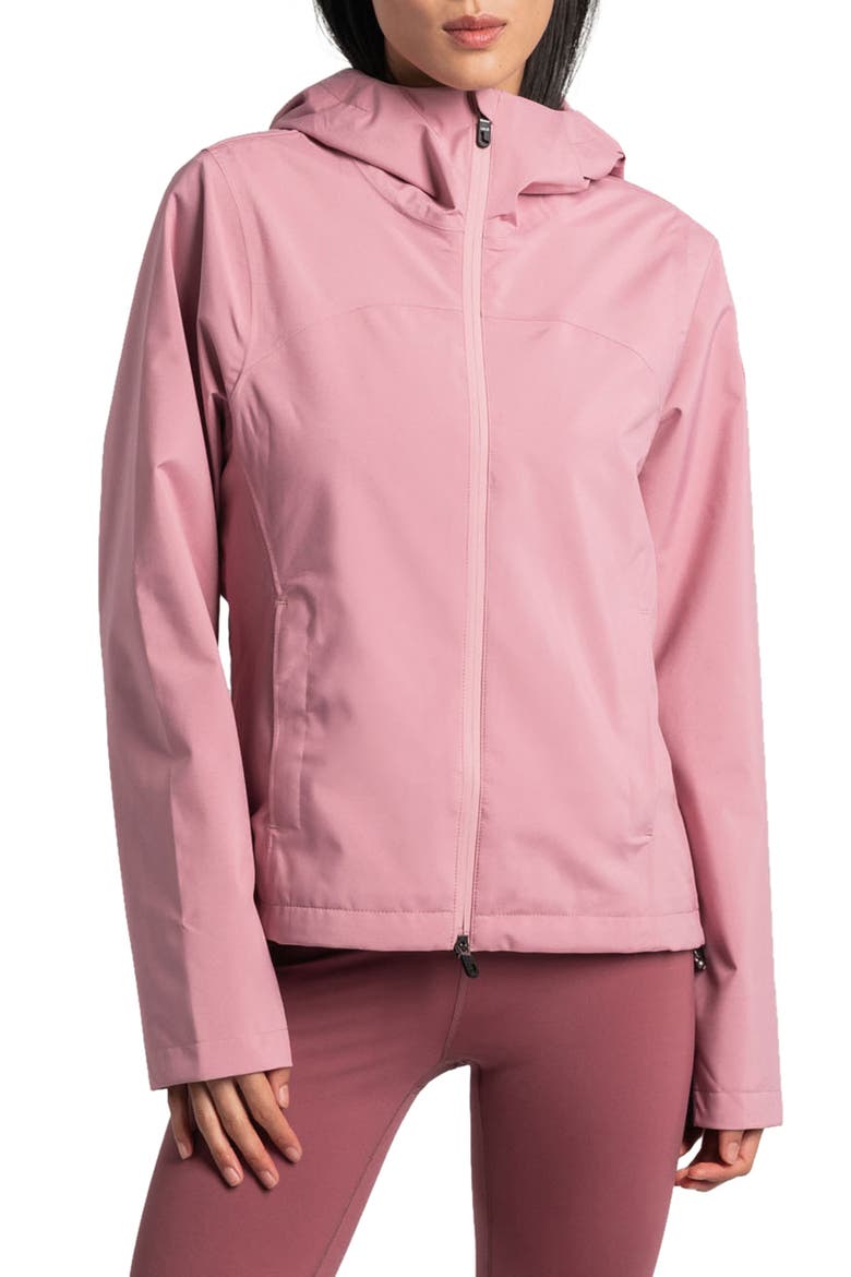 Element Rain Jacket, Main, color, FOXGLOVE