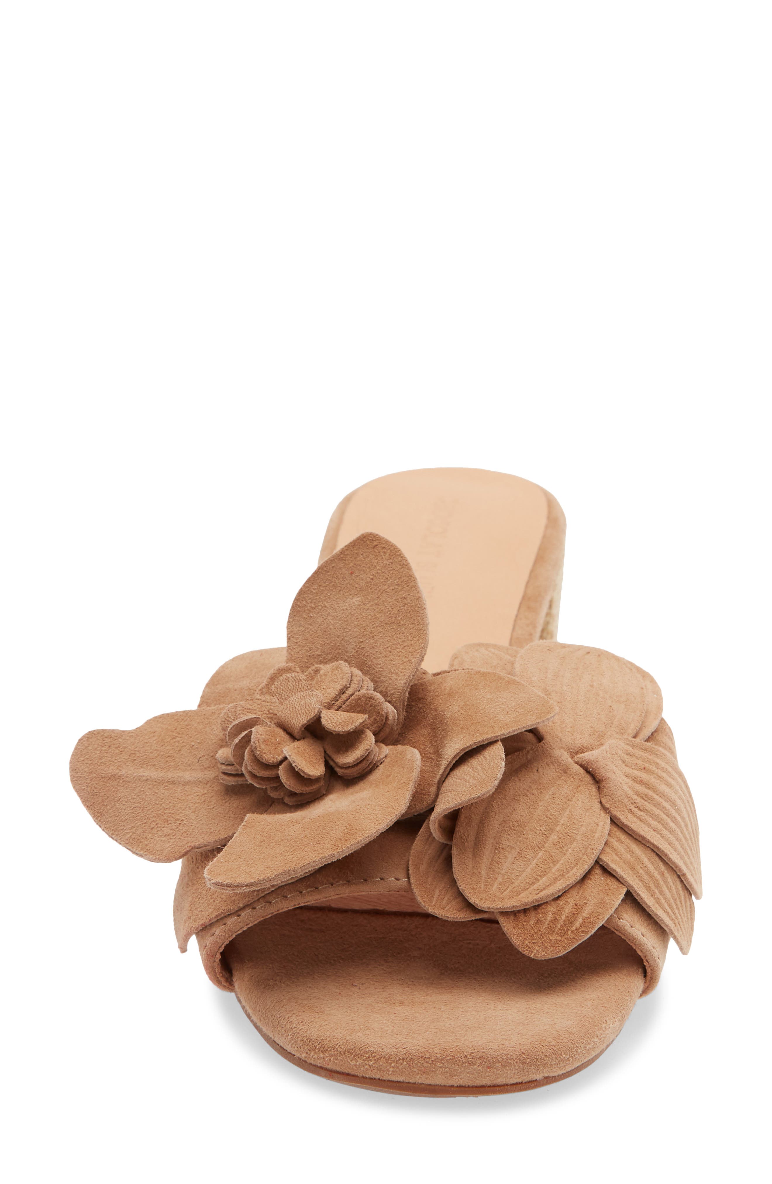 Chocolat Blu Baja Embellished Sandal, Alternate, color, Latte Suede