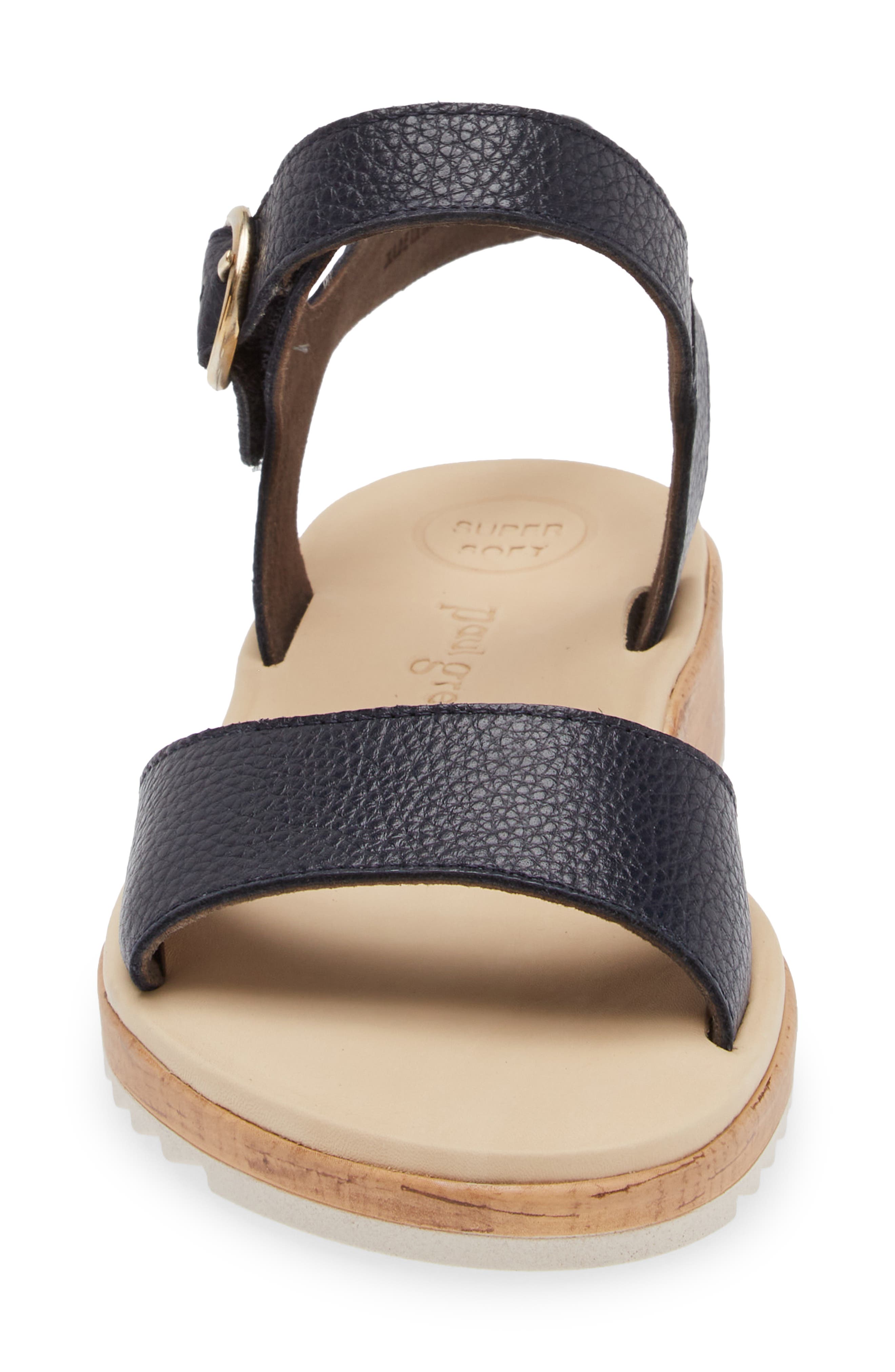 Tippi Ankle Strap Platform Wedge Sandal, Alternate, color, SPACE GRAINED