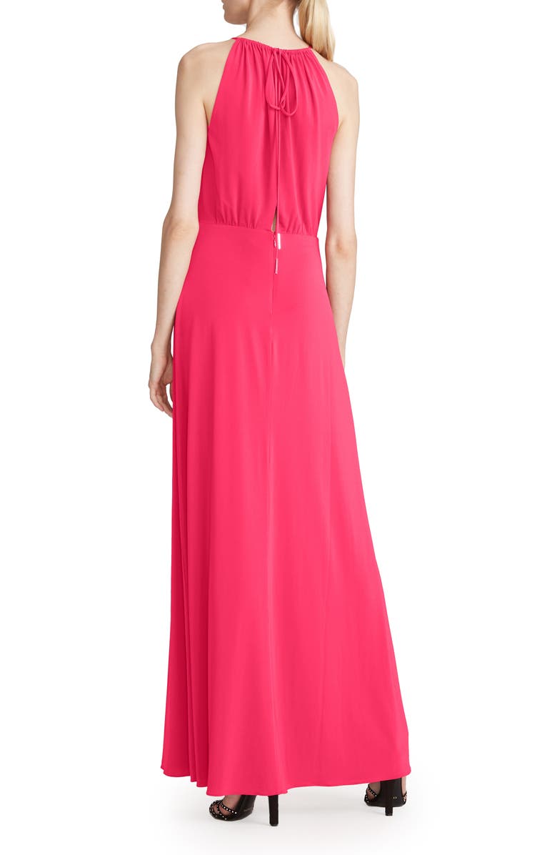 HALSTON Priscilla Halter Neck Gown, Alternate, color, 