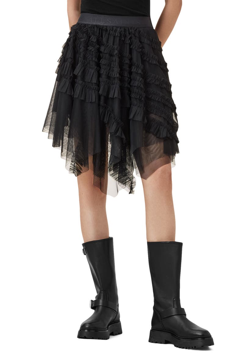 Jayde Handkerchief Hem Tulle Skirt (Women) | Nordstrom