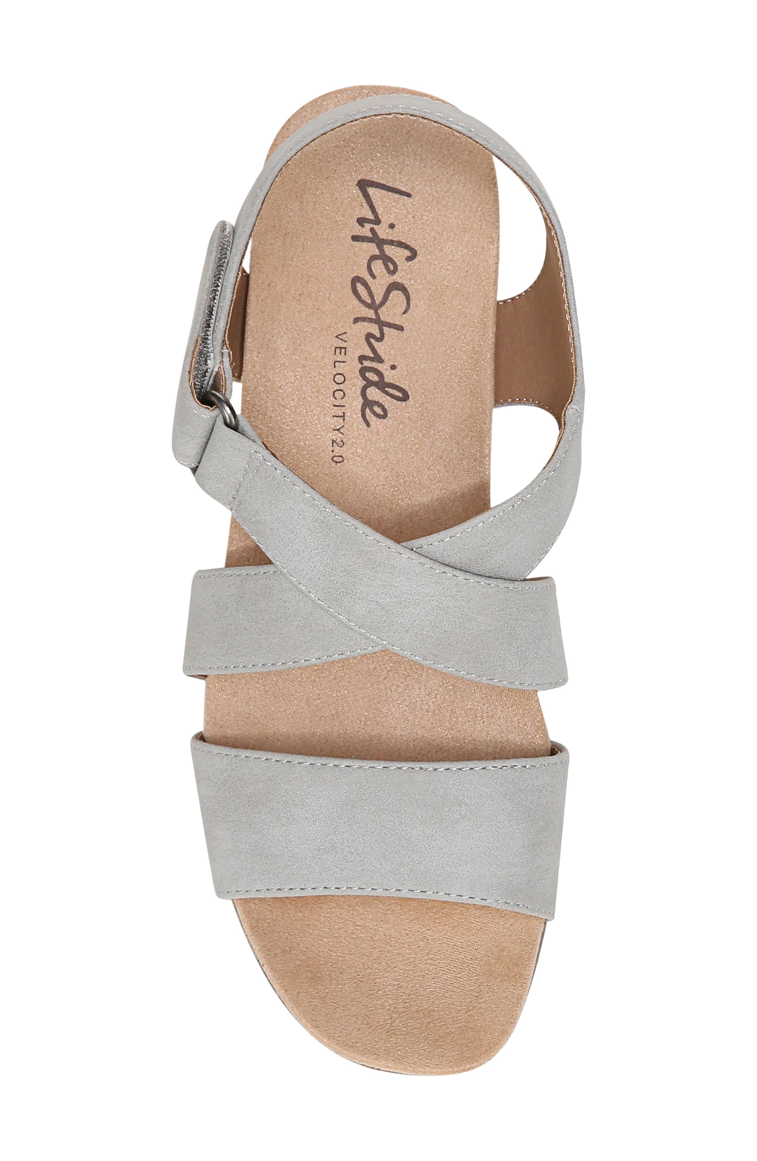 LifeStride Sincere Wedge Sandal, Alternate, color, 